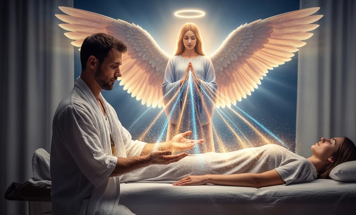 Ayurveda wellness background